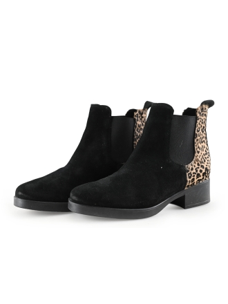 Manfield Chelsea boots Zwart 288450