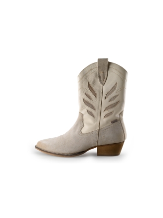 Manfield Cowboy laarzen Beige 288578