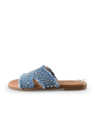 Ann Rocks Slippers Blauw 288839
