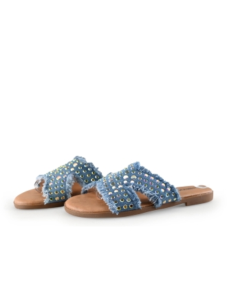 Ann Rocks Slippers Blauw 288839