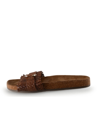 Manfield Slippers Cognac 289565