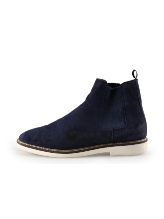 Manfield Chelsea boots Blauw 289678
