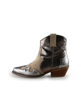 Manfield Cowboy laarzen Zilver 290450