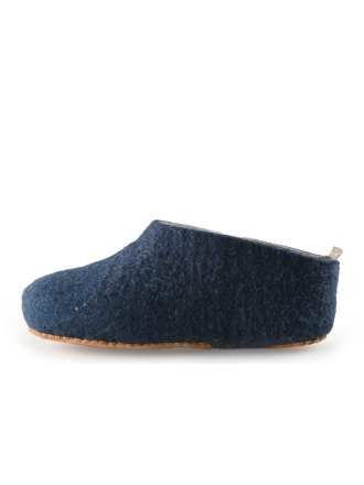 Manfield Pantoffels Blauw 290620