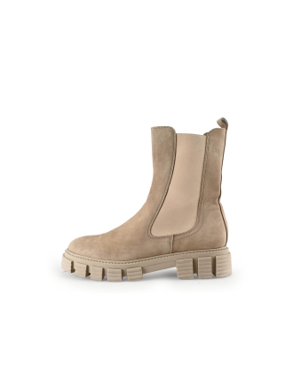 Poelman Enkellaarzen Beige 291656