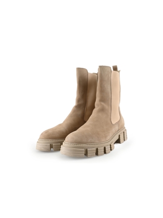 Poelman Enkellaarzen Beige 291656