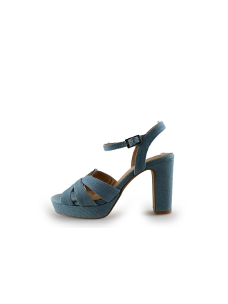 Manfield Sandalen Blauw 293309