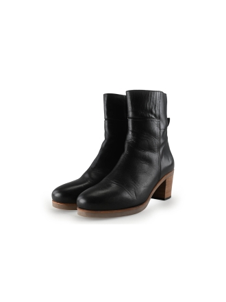 Shabbies Enkellaarzen Zwart 293474