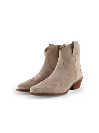 Manfield Enkellaarzen Beige 293872