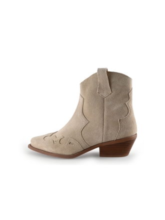 Manfield Enkellaarzen Beige 293882