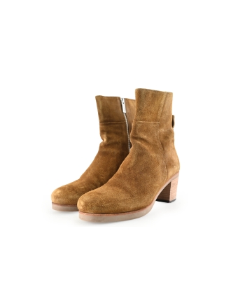 Shabbies Amsterdam Enkellaarzen Cognac 294230