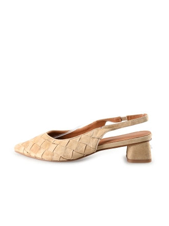 Stefano Lauran Slingbacks Beige 295705