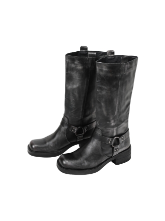 Manfield Biker boots Zwart 296490