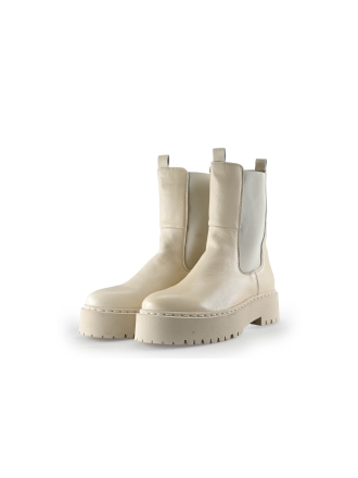 Poelman Chelsea boots Wit 296672