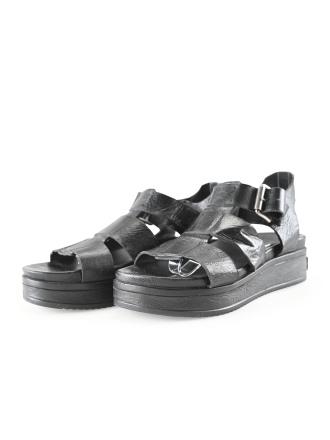 Shabbies Amsterdam Sandalen Zwart 297056