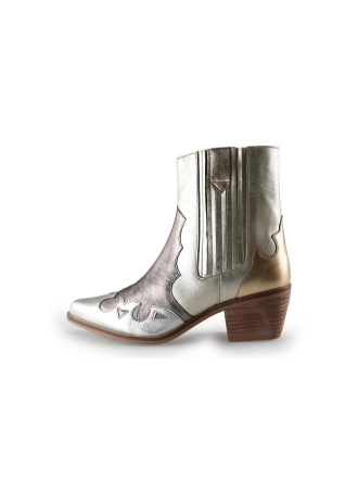 Manfield Cowboy laarzen Zilver 299003