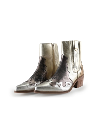 Manfield Cowboy laarzen Zilver 299003