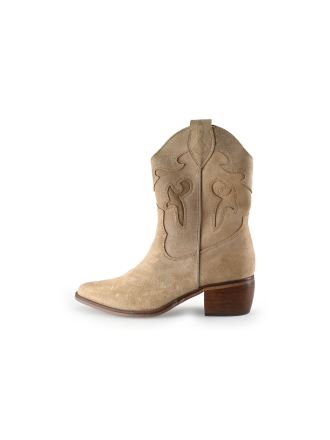 Manfield Cowboy laarzen Beige 299255
