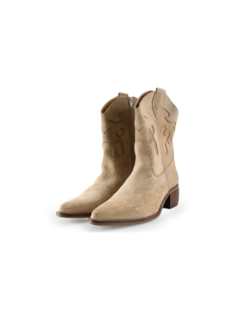 Manfield Cowboy laarzen Beige 299255