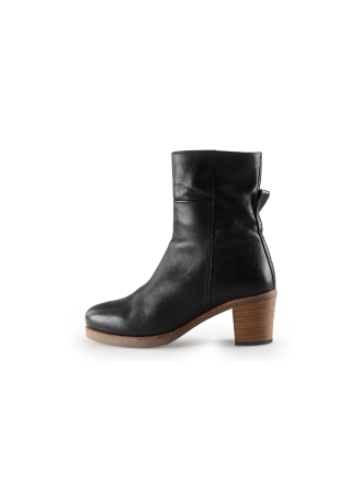 Shabbies Amsterdam Enkellaarzen Zwart 299965