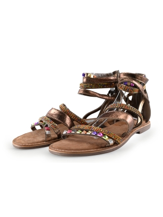 Lazamani Sandalen Brons 300474