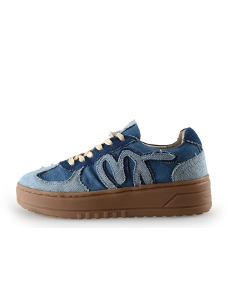 Manfield Sneakers Blauw 300634