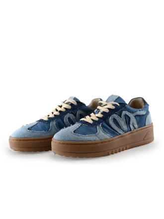Manfield Sneakers Blauw 300634