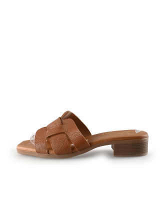 My Sandals Muiltjes Cognac 300666