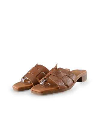 My Sandals Muiltjes Cognac 300666