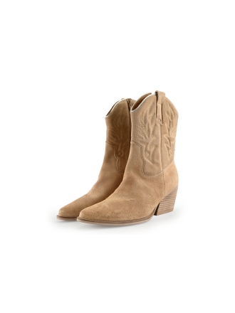 Manfield Cowboy laarzen Beige 301573