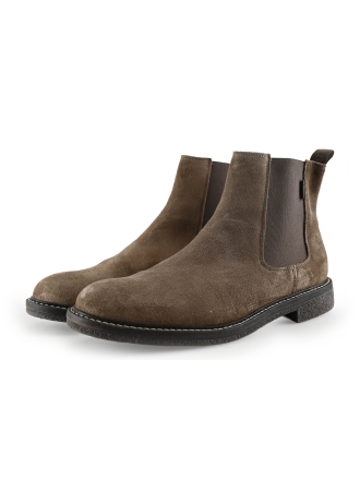 Manfield Chelsea boots Groen 302122