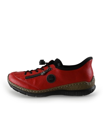 Rieker Veterschoenen Rood 302183