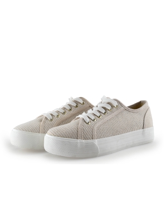 Manfield Sneakers Beige 302422