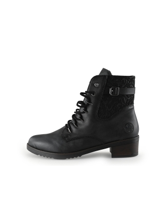 Rieker Veterboots Zwart 303623