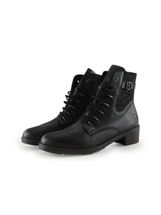 Rieker Veterboots Zwart 303623