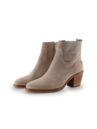 Shabbies Amsterdam Enkellaarzen Beige 305200