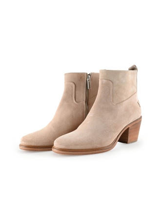 Shabbies Amsterdam Enkellaarzen Beige 305869