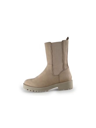 Manfield Chelsea boots Beige 306516