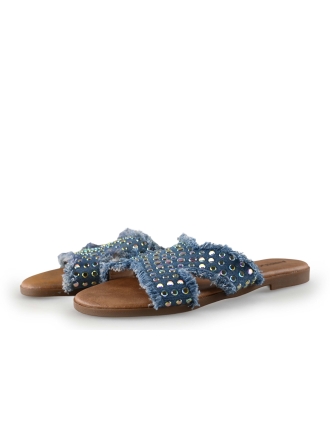 Ann Rocks Slippers Blauw 306832
