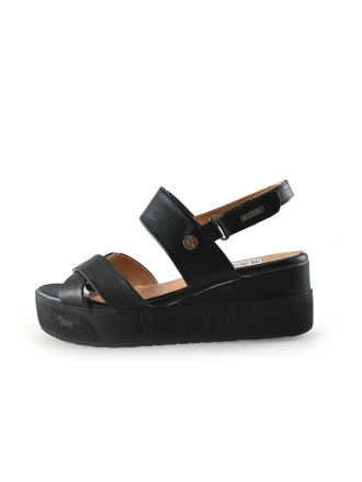 Mustang Sandalen Zwart 307422