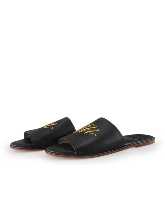 M&b Slippers Zwart 309633