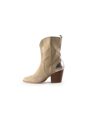 Manfield Cowboy laarzen Beige 309783