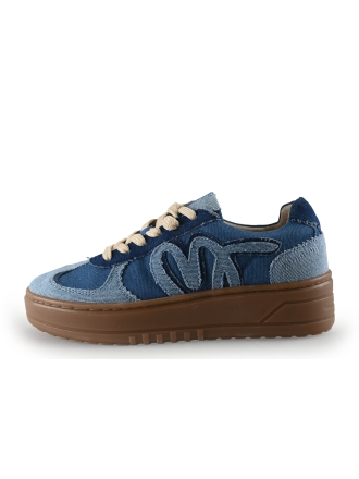 Manfield Sneakers Blauw 309964