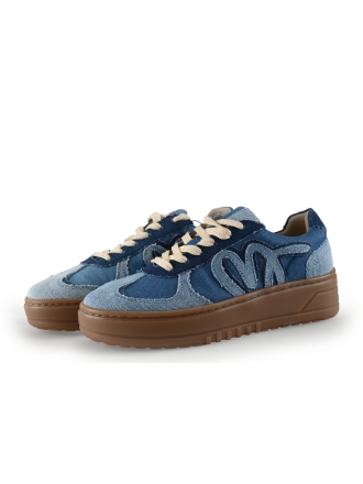Manfield Sneakers Blauw 309964