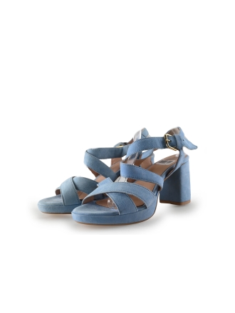 Manfield Sandalen Blauw 310039