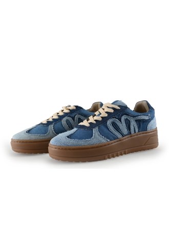 Manfield Sneakers Blauw 310100