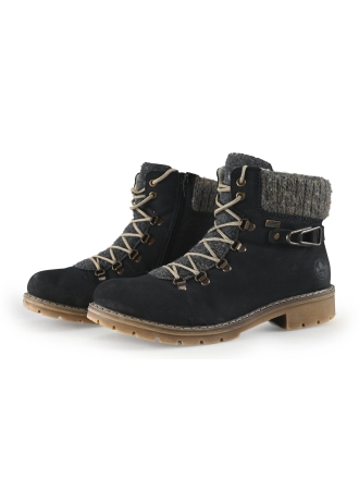 Rieker Veterboots Blauw 310170