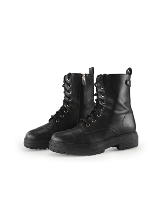 Poelman Veterboots Zwart 310273
