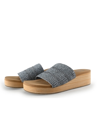 Skechers Sleehakken Blauw 310831