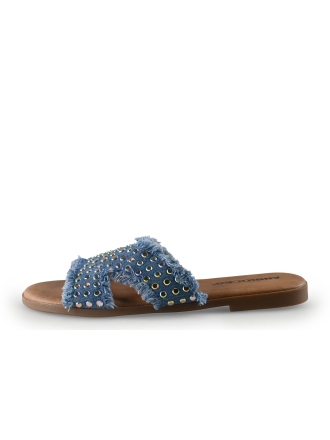 Ann Rocks Slippers Blauw 311986